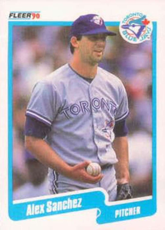 1990 Fleer #92 Alex Sanchez VG Toronto Blue Jays 