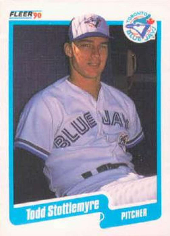 1990 Fleer #94 Todd Stottlemyre VG Toronto Blue Jays 