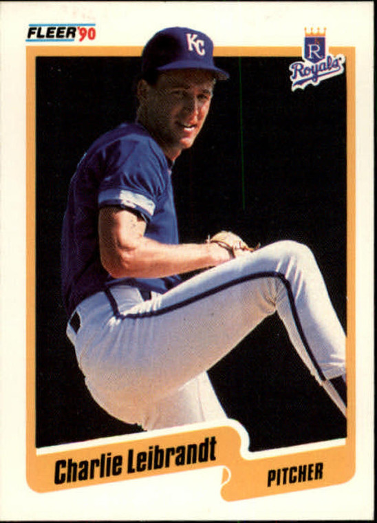 1990 Fleer #112 Charlie Leibrandt VG Kansas City Royals 