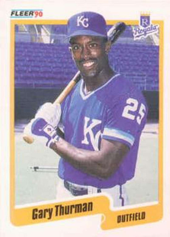 1990 Fleer #121 Gary Thurman VG Kansas City Royals 