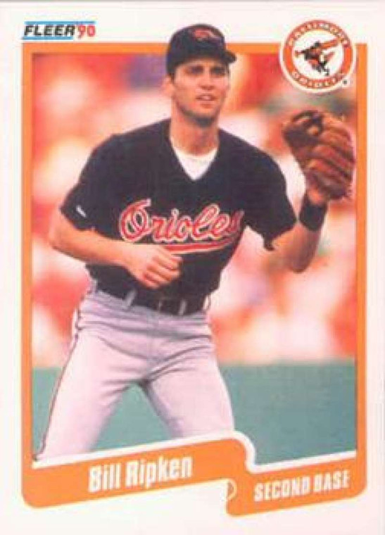 1990 Fleer #186 Billy Ripken VG Baltimore Orioles 