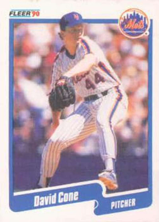 1990 Fleer #200 David Cone VG New York Mets 