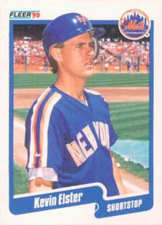 1990 Fleer #202 Kevin Elster VG New York Mets 