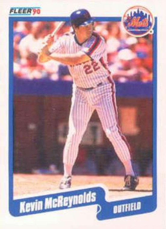 1990 Fleer #211 Kevin McReynolds VG New York Mets 