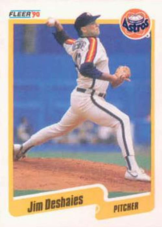 1990 Fleer #229 Jim Deshaies VG Houston Astros 