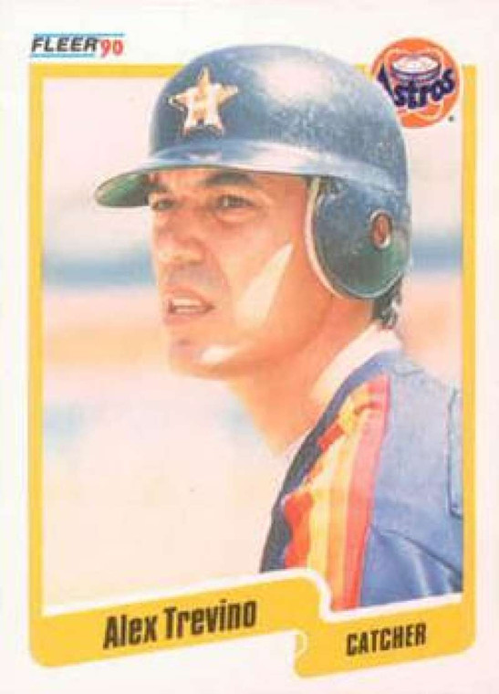 1990 Fleer #239 Alex Trevino VG Houston Astros 