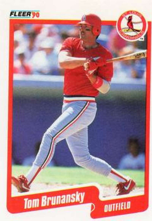 1990 Fleer #242 Tom Brunansky VG St. Louis Cardinals 