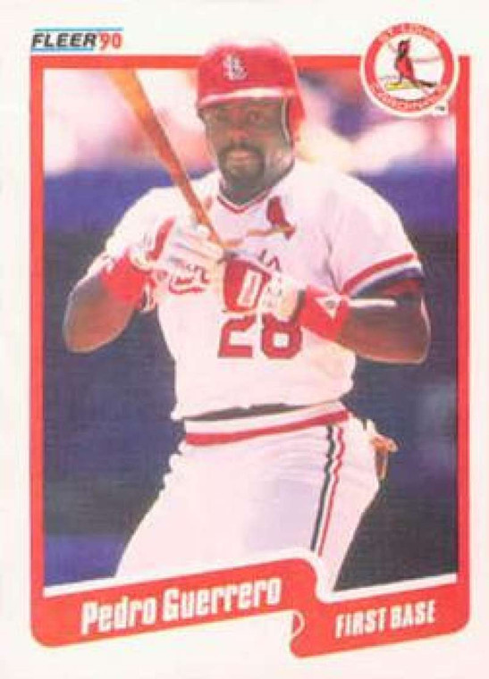 1990 Fleer #250 Pedro Guerrero VG St. Louis Cardinals 