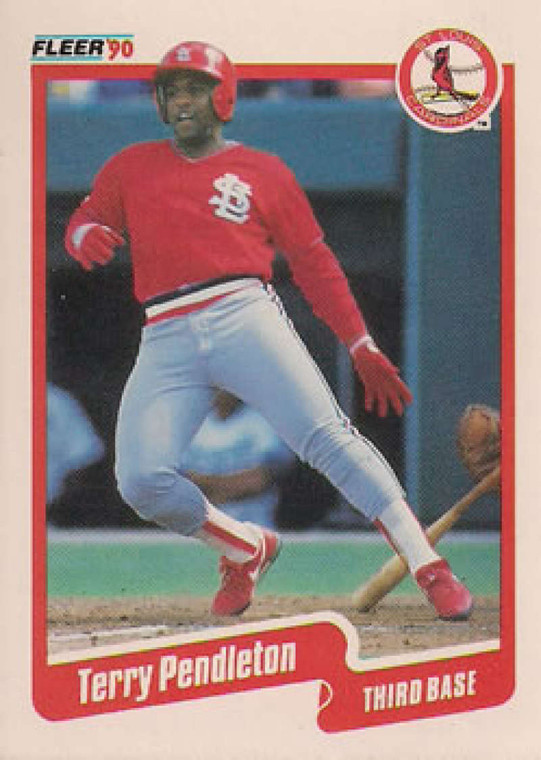 1990 Fleer #257 Terry Pendleton VG St. Louis Cardinals 