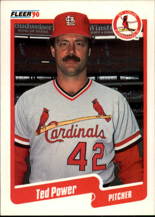 1990 Fleer #258 Ted Power VG St. Louis Cardinals 