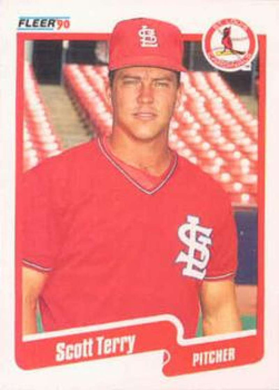 1990 Fleer #261 Scott Terry VG St. Louis Cardinals 