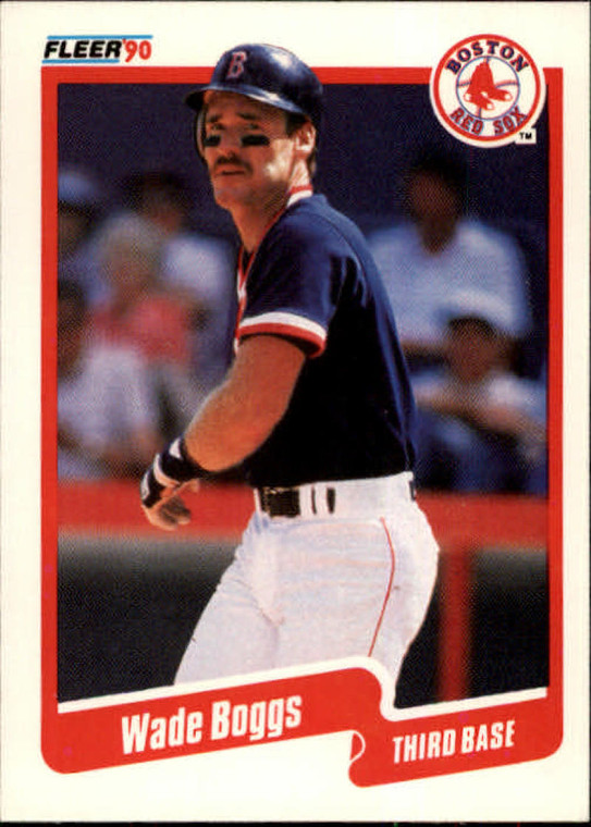1990 Fleer #268 Wade Boggs VG Boston Red Sox 