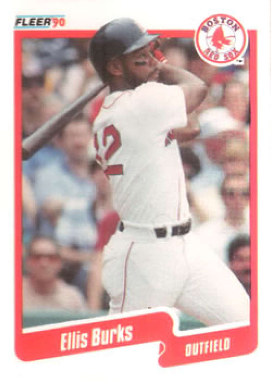 1990 Fleer #269 Ellis Burks VG Boston Red Sox 
