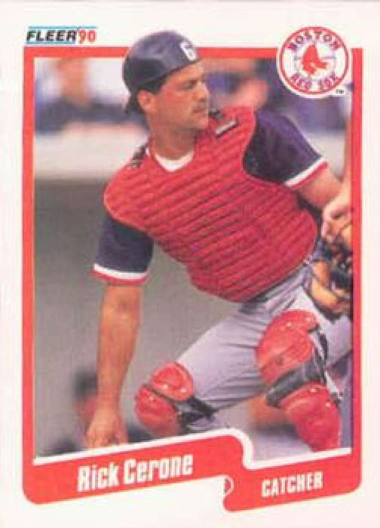 1990 Fleer #270 Rick Cerone VG Boston Red Sox 