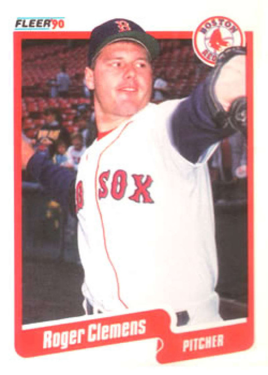 SOLD 44922 1990 Fleer #271 Roger Clemens VG Boston Red Sox 