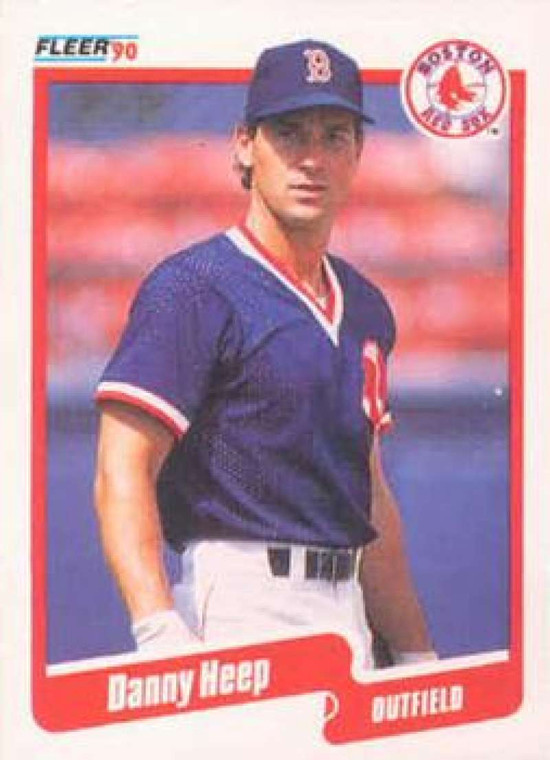 1990 Fleer #278 Danny Heep VG Boston Red Sox 