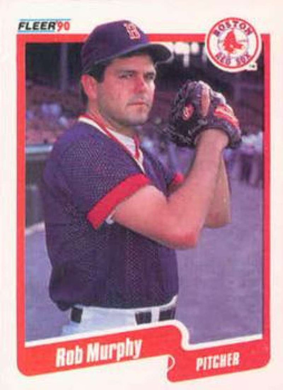 1990 Fleer #281 Rob Murphy UER VG Boston Red Sox 