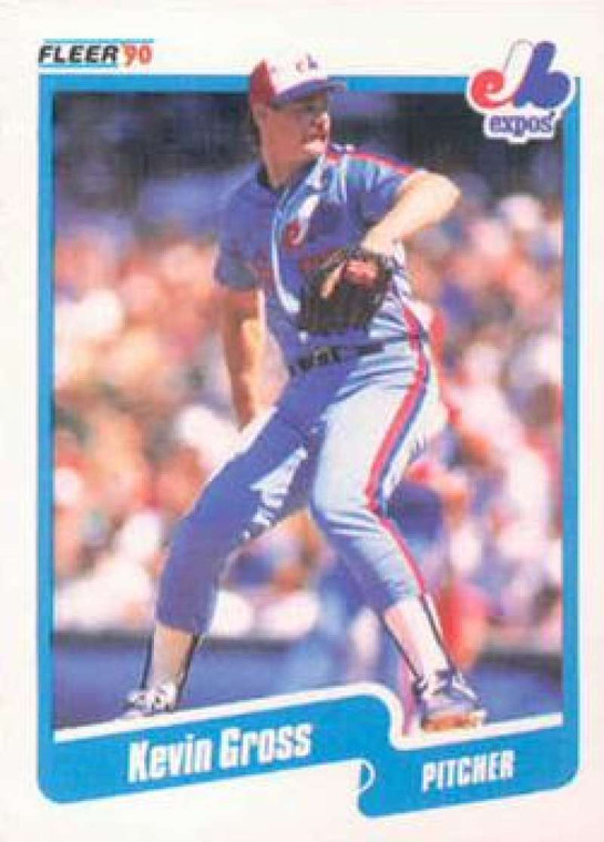 1990 Fleer #348 Kevin Gross VG Montreal Expos 