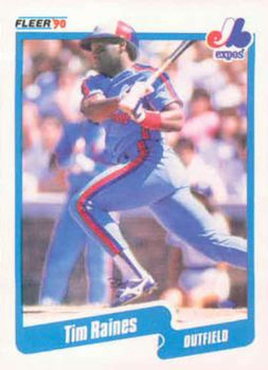 1990 Fleer #359 Tim Raines VG Montreal Expos 