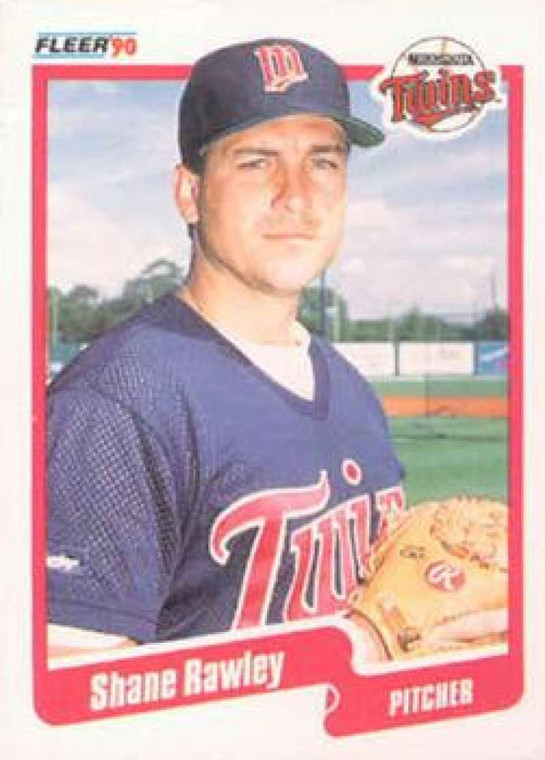 1990 Fleer #384 Shane Rawley VG Minnesota Twins 