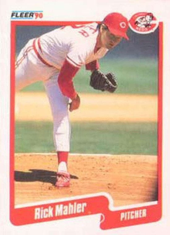 1990 Fleer #425 Rick Mahler VG Cincinnati Reds 