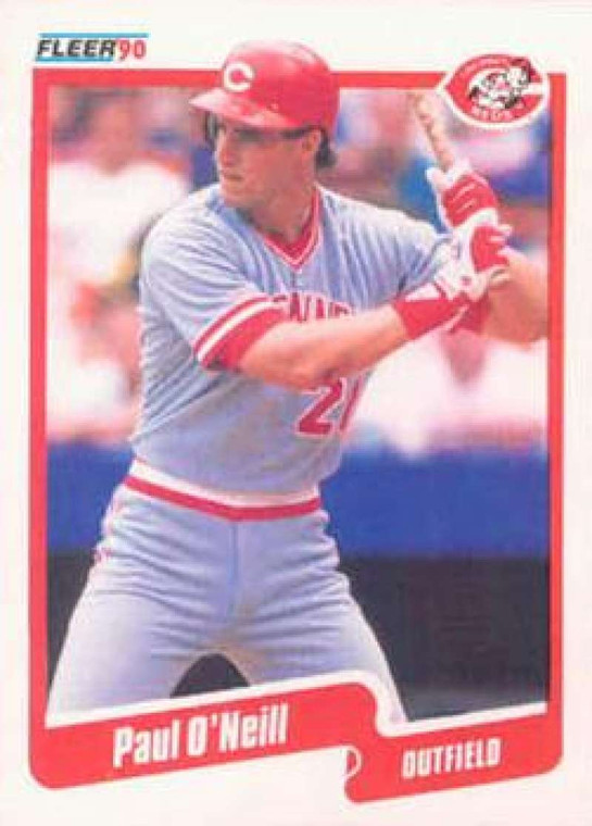 1990 Fleer #427 Paul O'Neill VG Cincinnati Reds 