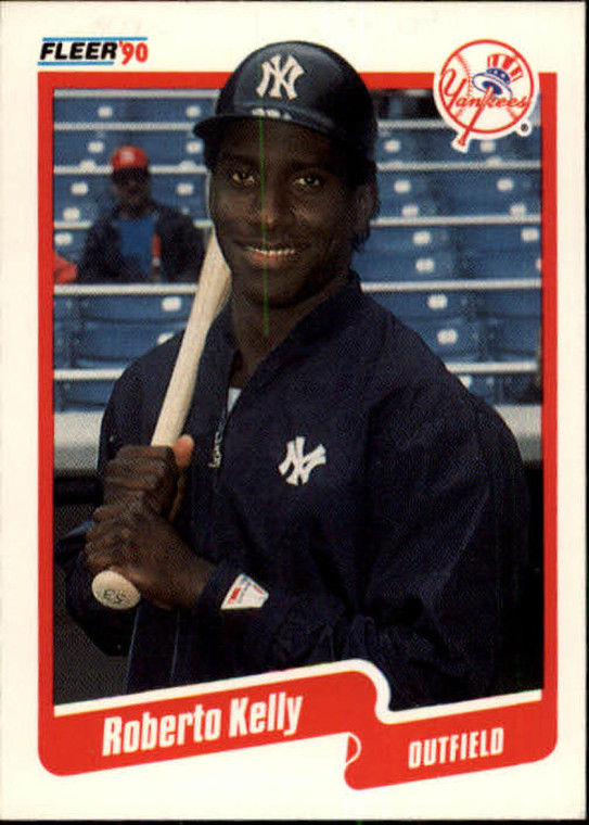 1990 Fleer #446 Roberto Kelly VG New York Yankees 