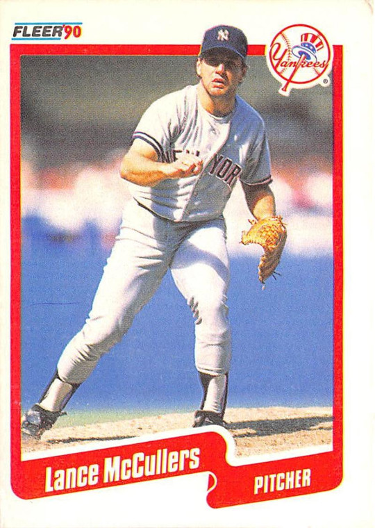 1990 Fleer #448 Lance McCullers VG New York Yankees 