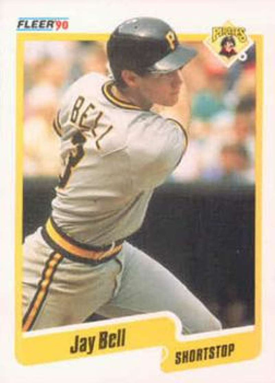 1990 Fleer #459 Jay Bell VG Pittsburgh Pirates 