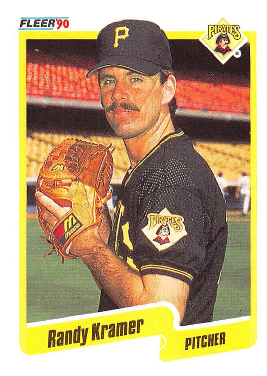 1990 Fleer #471 Randy Kramer VG Pittsburgh Pirates 