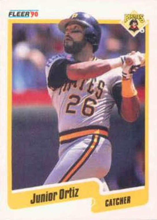 1990 Fleer #475 Junior Ortiz VG Pittsburgh Pirates 