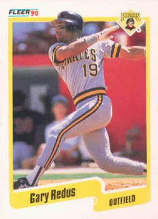 1990 Fleer #476 Gary Redus VG Pittsburgh Pirates 