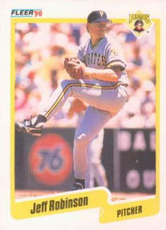 1990 Fleer #479 Jeff Robinson VG Pittsburgh Pirates 