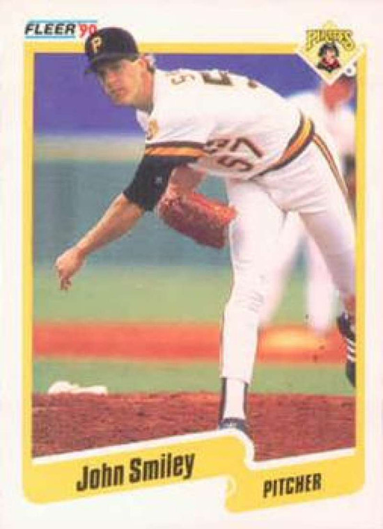 1990 Fleer #480 John Smiley VG Pittsburgh Pirates 