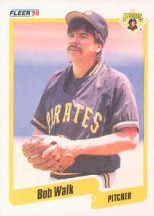 1990 Fleer #482 Bob Walk VG Pittsburgh Pirates 