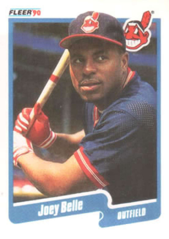 1990 Fleer #485 Albert Belle VG Cleveland Indians 