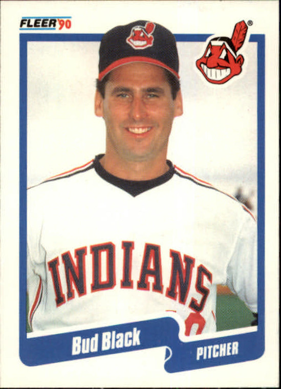 1990 Fleer #486 Bud Black VG Cleveland Indians 