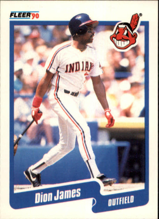 1990 Fleer #494 Dion James VG Cleveland Indians 
