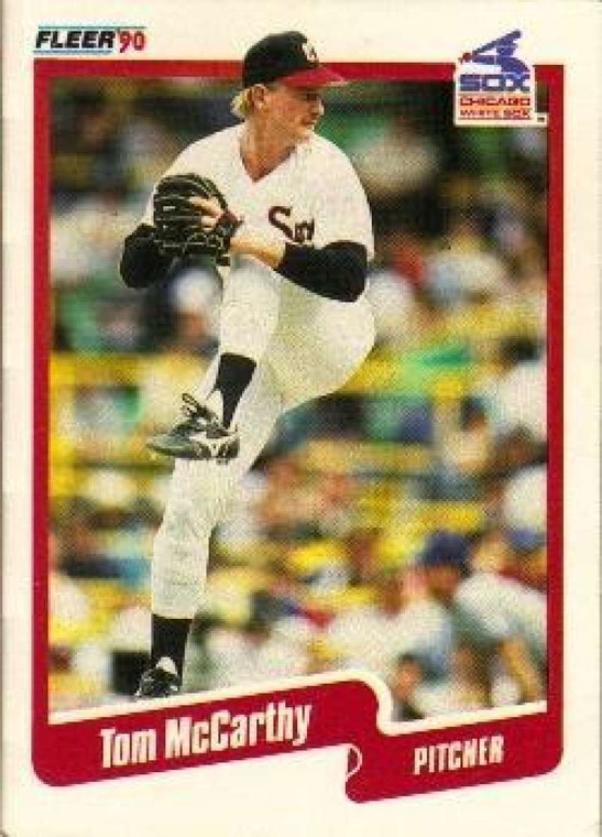 1990 Fleer #541 Tom McCarthy VG Chicago White Sox 