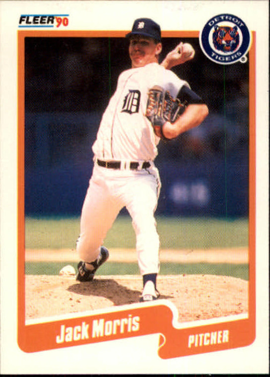 1990 Fleer #610 Jack Morris VG Detroit Tigers 