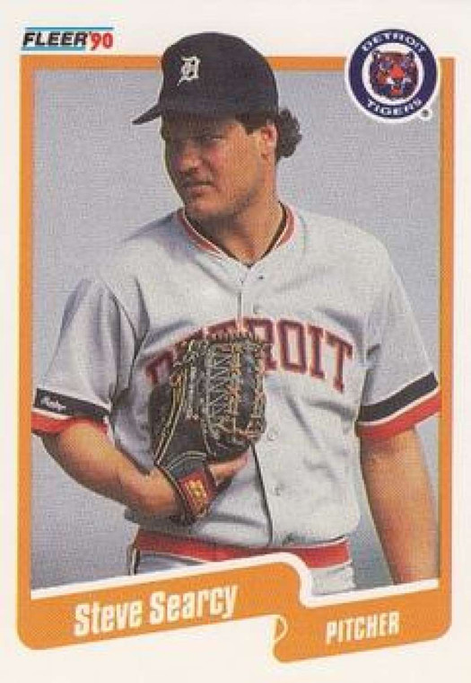 1990 Fleer #615 Steve Searcy VG Detroit Tigers 