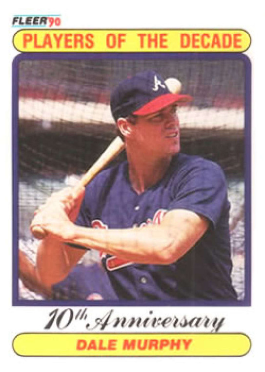 1990 Fleer #623 Dale Murphy 1982 VG Atlanta Braves 