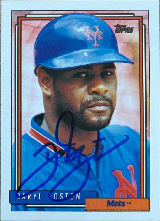 Daryl Boston Autographed 1992 Topps #227