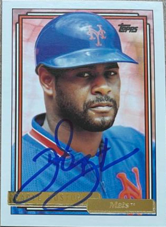 Daryl Boston Autographed 1992 Topps Gold #227