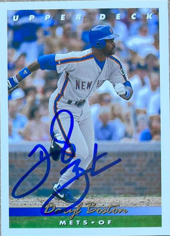 Daryl Boston Autographed 1993 Upper Deck #203