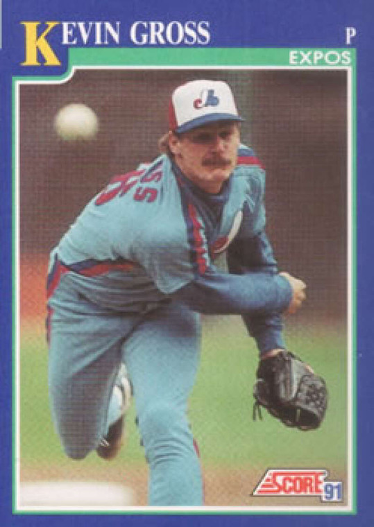 1991 Score #22 Kevin Gross VG Montreal Expos 