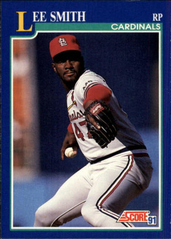 1991 Score #81 Lee Smith VG St. Louis Cardinals 