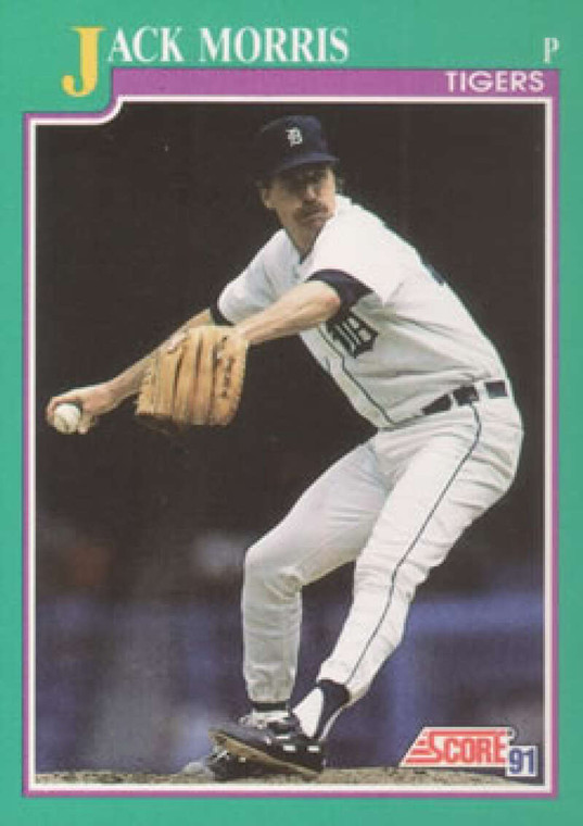 1991 Score #114 Jack Morris VG Detroit Tigers 