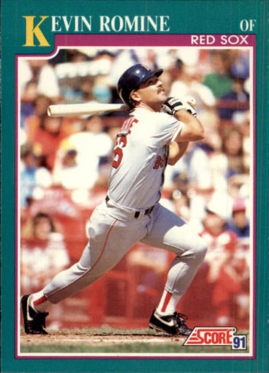 1991 Score #116 Kevin Romine VG Boston Red Sox 