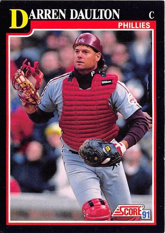 1991 Score #246 Darren Daulton VG Philadelphia Phillies 